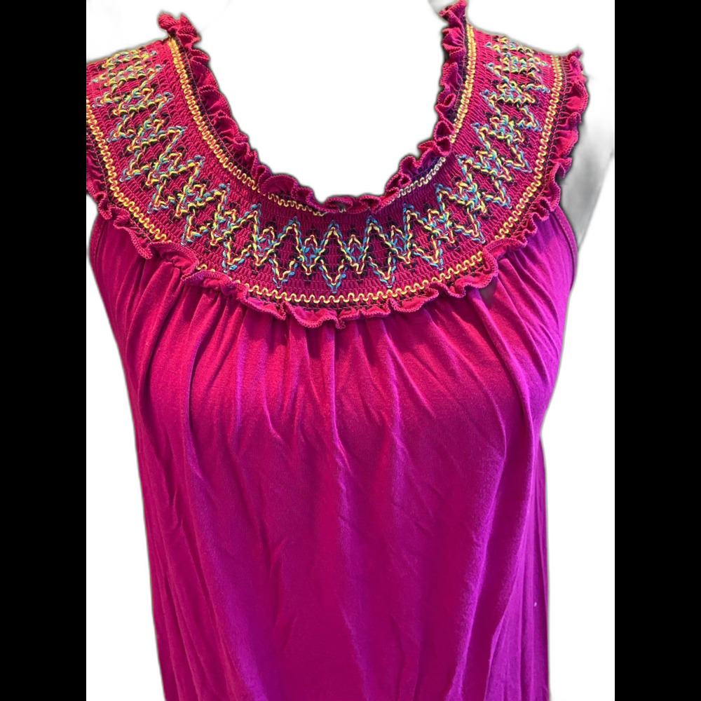 Spence Womens Swimsuit Coverup‎ Dress  Size Small Fuchia  Pool Beach Vacation
